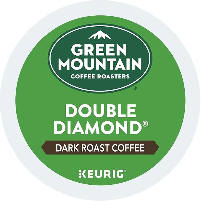Green Mountain Coffee Roasters Double Diamond Keurig Single-Serve K-Cup pods, Dark Roast Coffee, 72