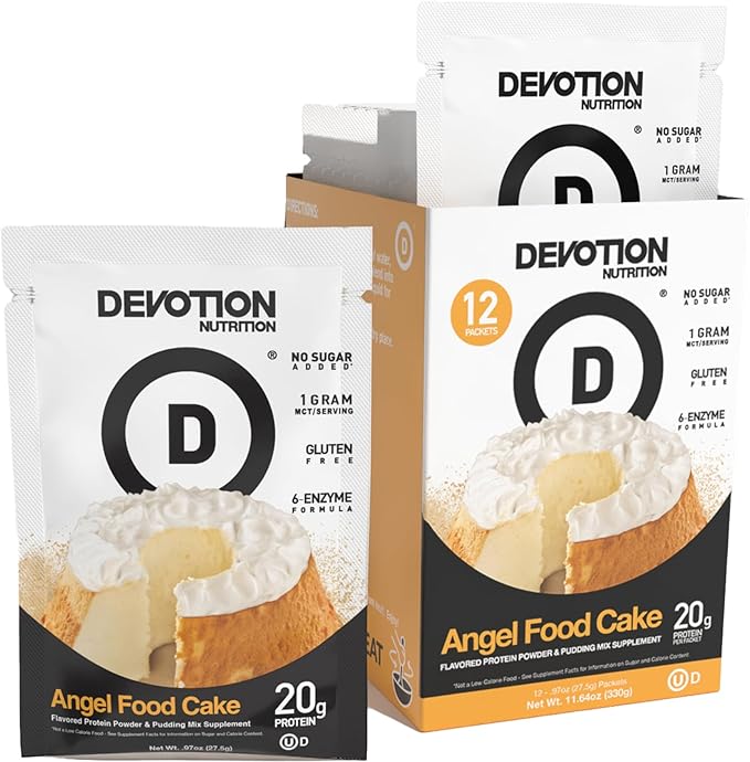 Devotion Nutrition Protein Powder Blend | Gluten Free, Keto Friendly, No Added Sugars | 1g MCT |