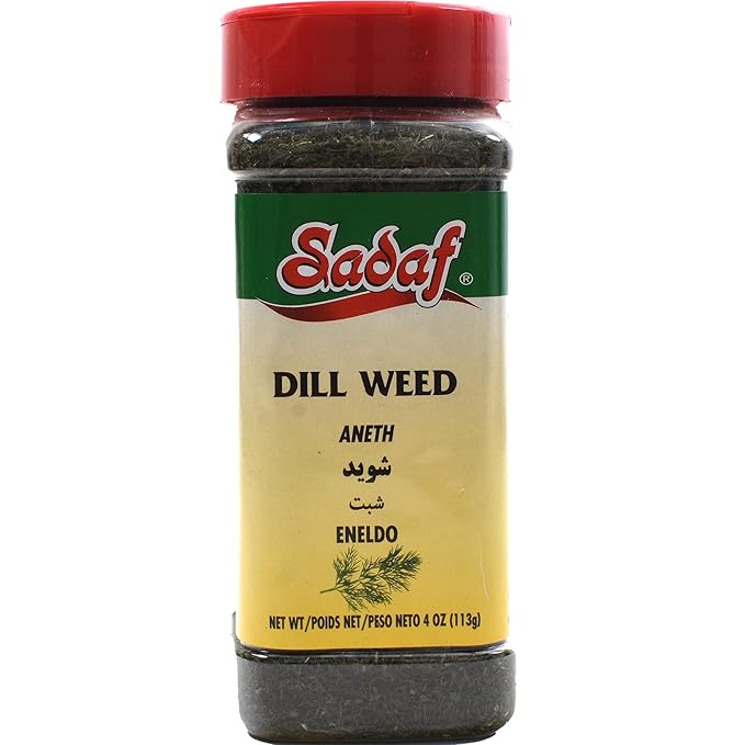 Sadaf Dill Weed 4 oz. - Dried Dill Weed - Dill Seasoning and Spice for Fish, Salads and Soups - Dry