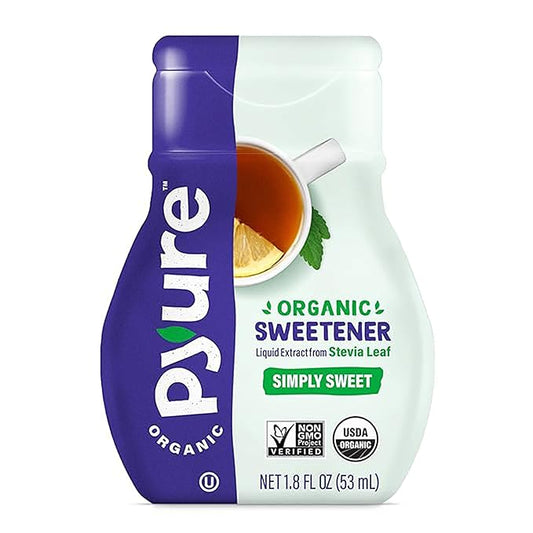 Pyure Organic Liquid Stevia Extract Sweetener ??Zero Calorie, Sugar Free, Keto Friendly