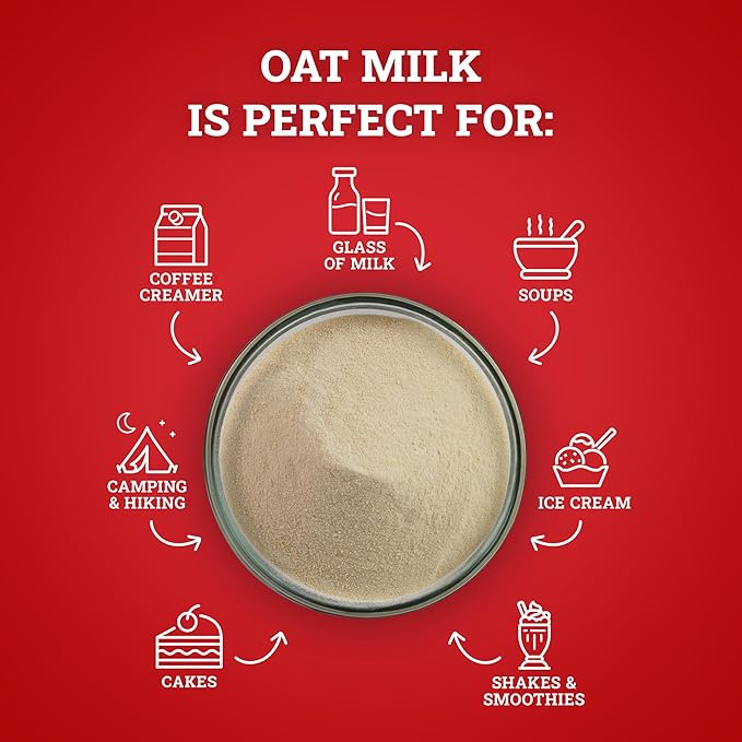 Hoosier Hill Farm Oat Milk Powder, 3LB (Pack of 1)