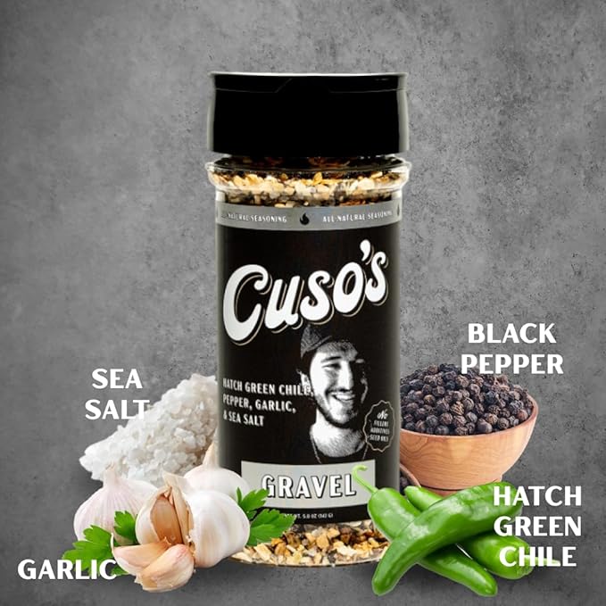 Cuso Cuts Gravel BBQ Rub - All-Purpose Rub - Spices for Steaks, Meat, & Veggies - Perfect for
