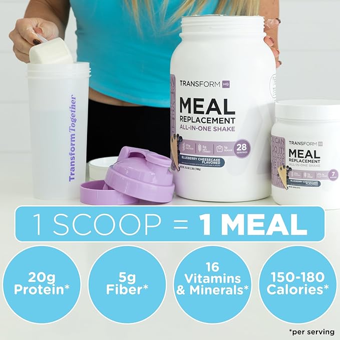 TransformHQ Meal Replacement Shake Powder 28 Servings (Chocolate Peanut Butter) - Gluten Free