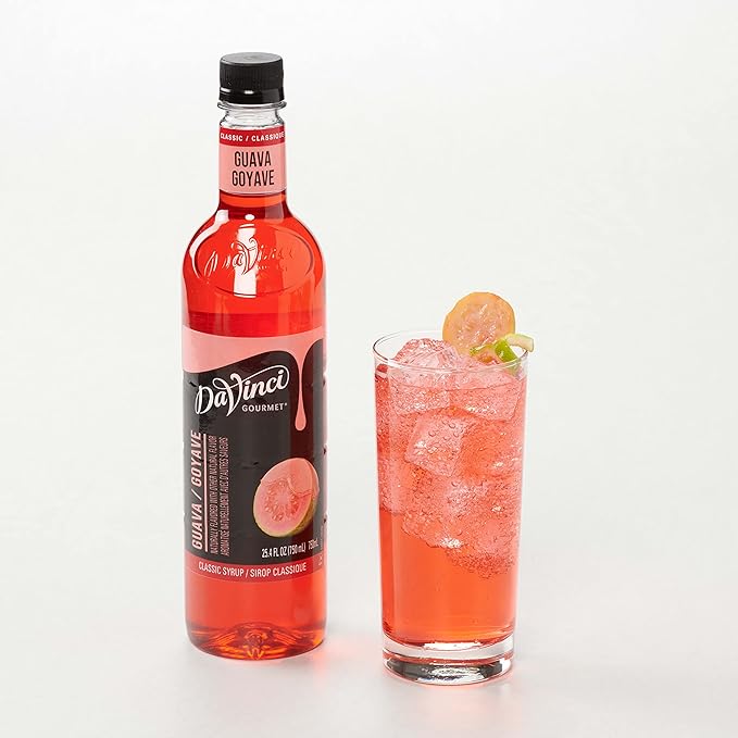 DaVinci Gourmet Classic Syrup, Tropical Flavor Variety Pack - Coconut, Guava, Passion Fruit