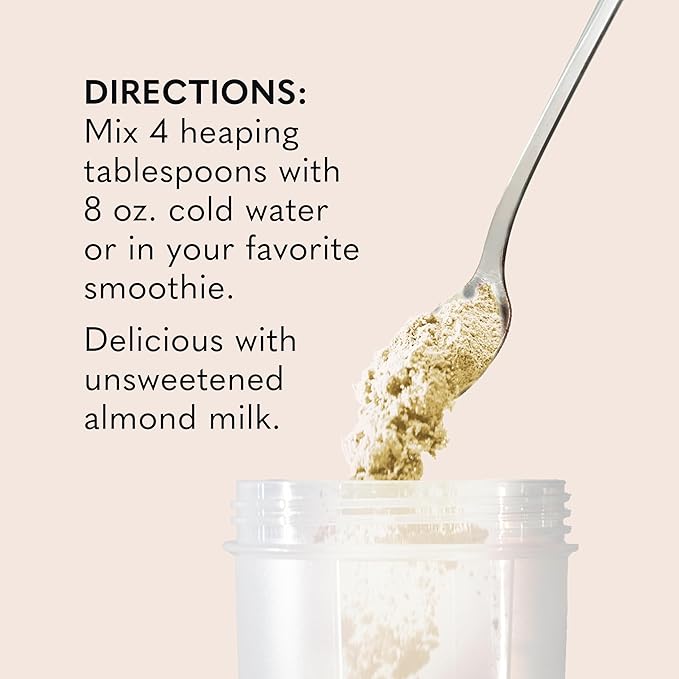 Garden of Life Plant-Based Sprouted Barley Protein, Vanilla Caramel with 21g Protein, 0g Sugar &