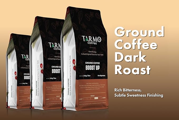 TARMO -BOOST UP | Low Acid ARABICA & ROBUSTA BLEND Ground Coffee | Specialty Vietnamese Coffee |