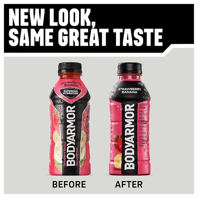 BODYARMOR Sports Drink Sports Beverage, Fruit Punch, Coconut Water Hydration, Natural Flavors With