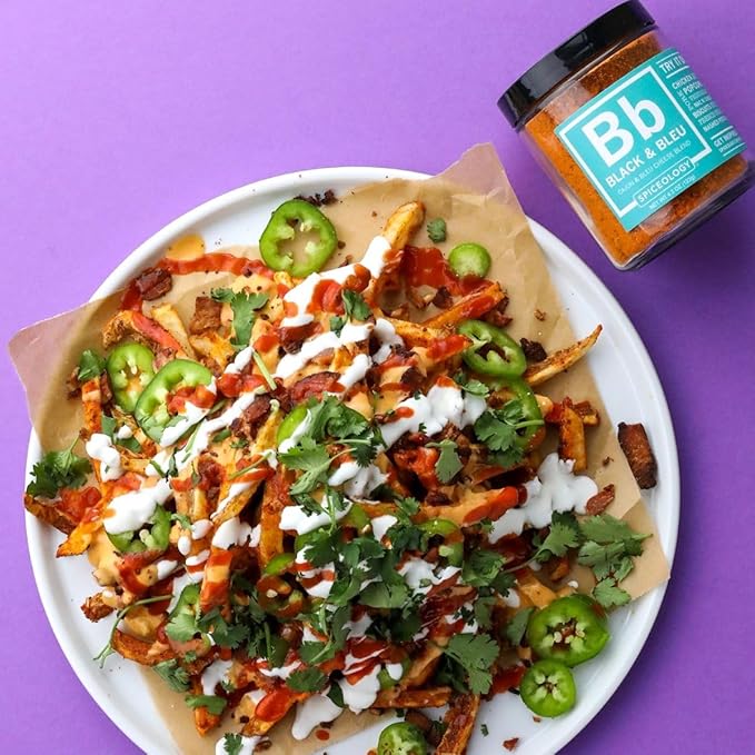 Spiceology – Black & Bleu Cajun Seasoning – Gourmet Blend of Real Bleu Cheese & Blackening Spices