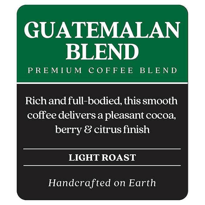 Copper Moon Light Roast Whole Bean Coffee, Guatemalan Blend, 5 Lb