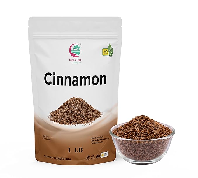 Crushed Cinnamon Bark 1 LB | Bulk Cinnamon Stick Pieces/Chips For Tea, Cooking | Rich Aroma and