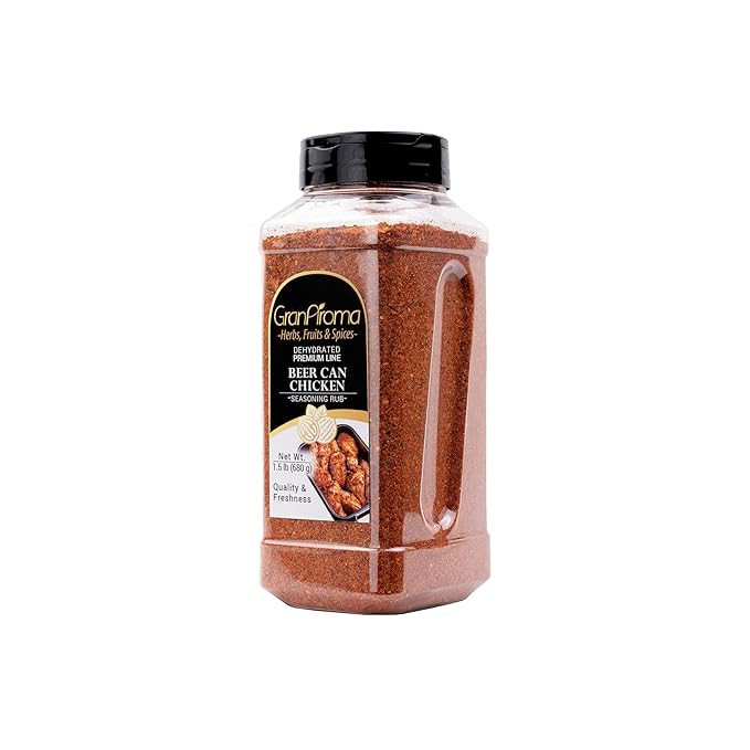 GranAroma Beer Can Chicken Rub, Savory & Spicy Blend, Seasoning for Grilled Chicken, Roasted