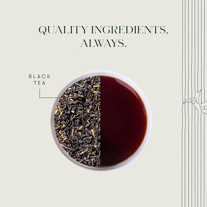 Luxmi Estates Tale of Two Estates Organic English Breakfast Tea (25 Tea Bags) Caffeinated Tea Bags