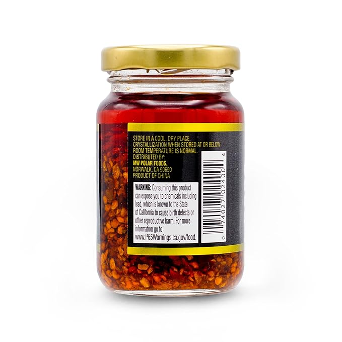 Polar Crunchy Garlic Chili Sauce 4.03oz (Pack of 1), Extra Crispy Chili Oil, Savory Umami Topping