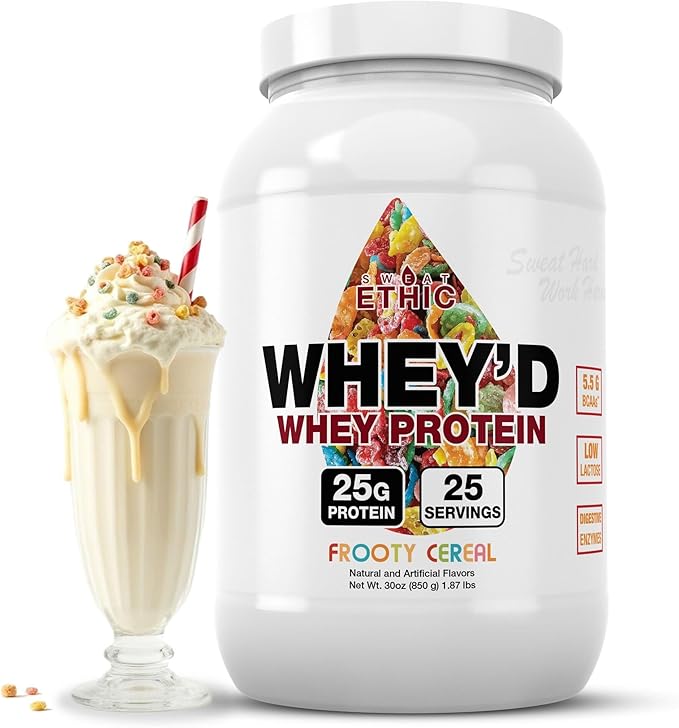 Whey'd Protein Powder, 25 G Whey Protein Blend with Concentrate, Isolate & Hydrolysate, Low Lactose