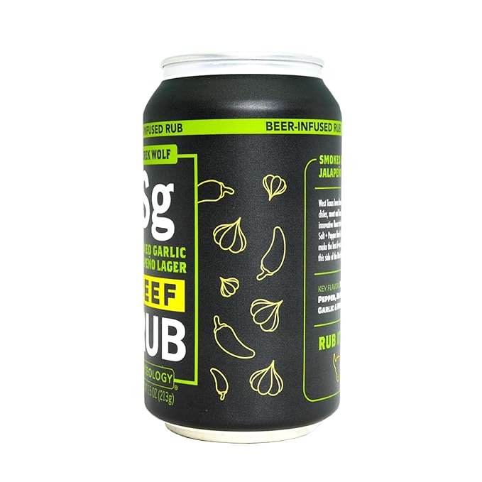 Spiceology & Derek Wolf - Smoked Garlic Jalapeno Lager - Beer-Infused Barbecue Rubs, Spices and