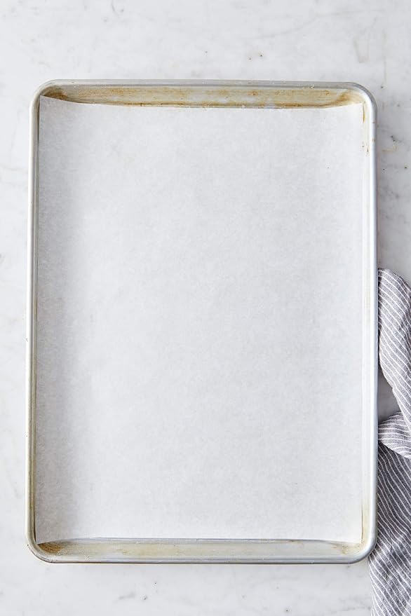King Arthur Professional-Grade Pre Cut Parchment Paper Sheets for Baking: 100 Count, Nonstick