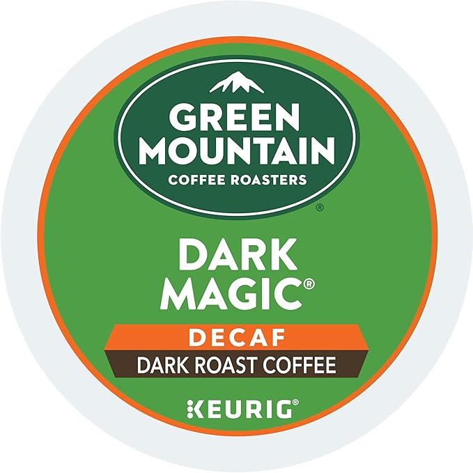Green Mountain Coffee Roasters Dark Magic Decaf Keurig Single-Serve K-Cup pods, Dark Roast Coffee