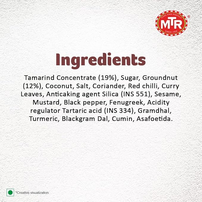 MTR Puliogare Powder – Authentic Indian Spice Blend of Tamarind, Coconut, Red Chilli, Jaggery