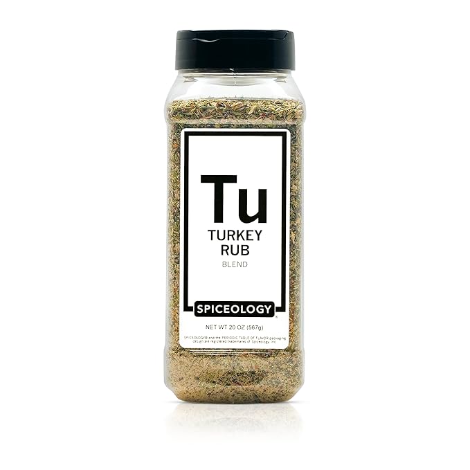 Spiceology - Turkey Rub - Savory Poultry Seasoning and Spice Blend - Use On: Pork, Turkey, Chicken