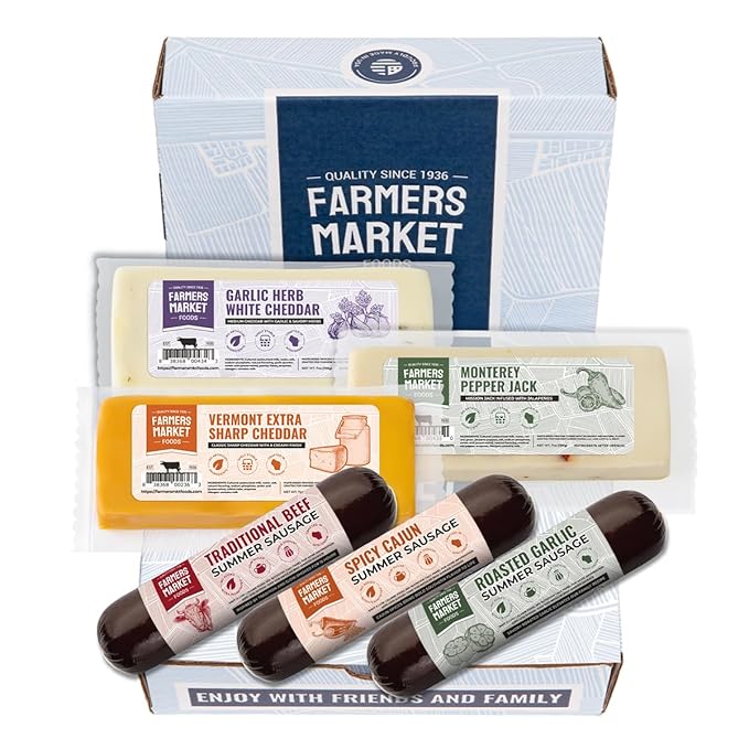 Farmers Market Classic Holiday Meat & Cheese Basket