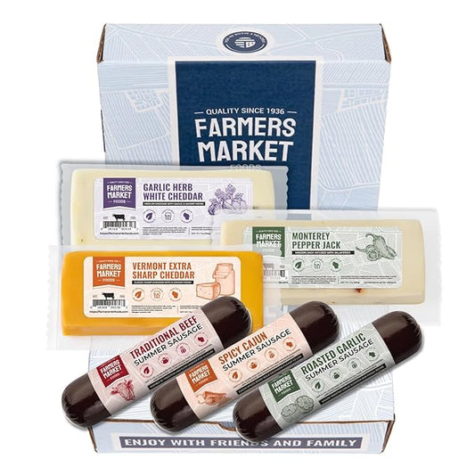 Farmers Market Classic Holiday Meat & Cheese Basket