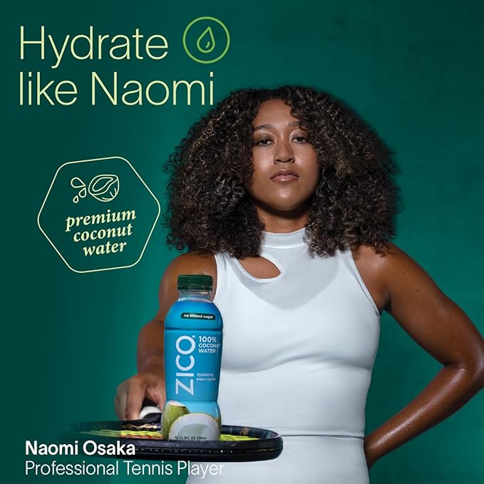 Zico 100% Coconut Water, No added Sugar, Refreshingly Delicious, Hydration with Electrolytes, 33.8
