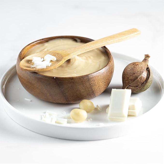 Macadamia Nut Butter, White Chocolate - 1 x 8.8oz - No Added Sugar, No Palm Oil, Plant-based, No