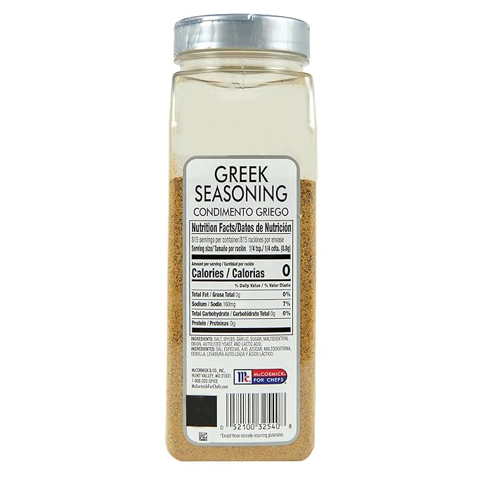 McCormick Culinary Greek Seasoning, 23 oz - One 23 Ounce Container of Greek Seasoning Blend for