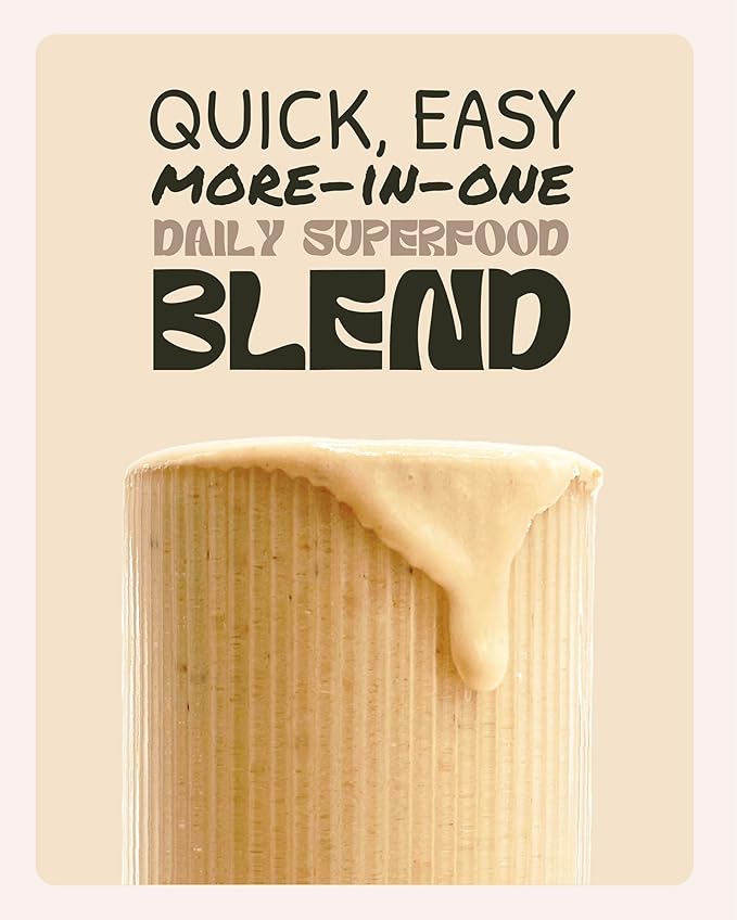 Plant Meal Replacement Shake - Vanilla - 25g of Plant Based Vegan Protein Powder, 76+ Organic