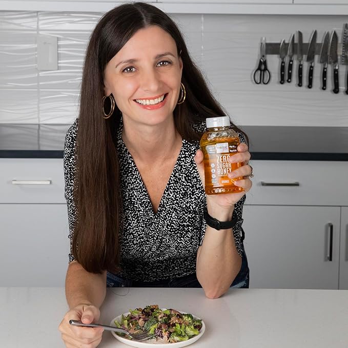 Wholesome Yum Orange Zero Sugar Honey Substitute (Keto) - Natural Sugar Free Honey Alternative With