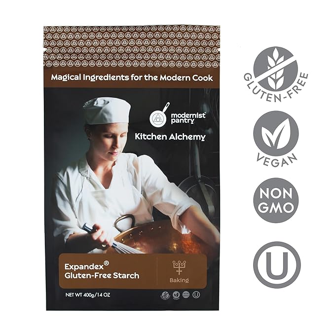 Improved Expandex GF Tapioca Starch - 400g/14oz ⊘ Non-GMO Gluten-Free Vegan OU Kosher Certified