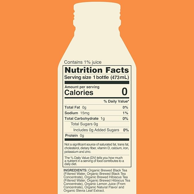 Saint James Iced Tea - Organic Black Tea - Non-GMO, Gluten Free, Zero Calorie, Zero Sugar - Blood