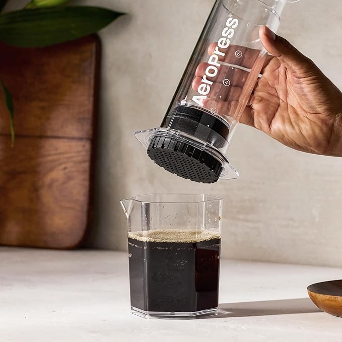 AeroPress Clear XL Coffee Press ??3 in 1 Brew Combines French Press, Pourover, Espresso, Full