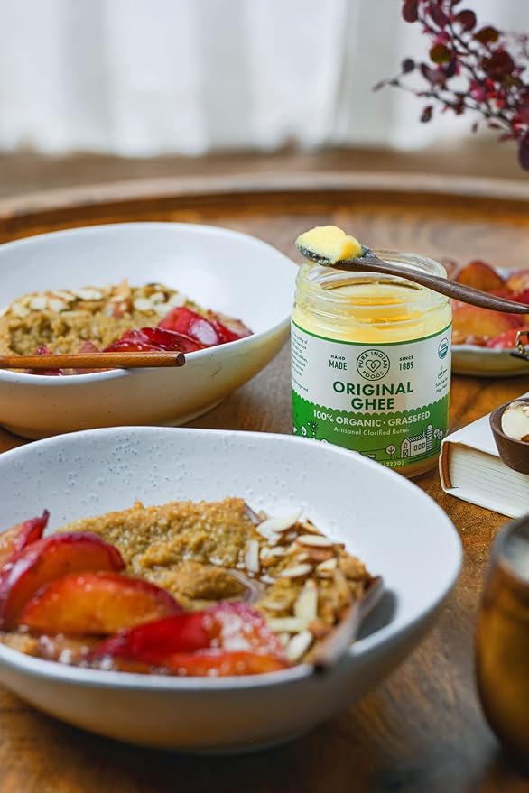 Grassfed Organic Original Ghee - by Pure Indian Foods, 7.8 oz, Pasture Raised, Gluten-Free