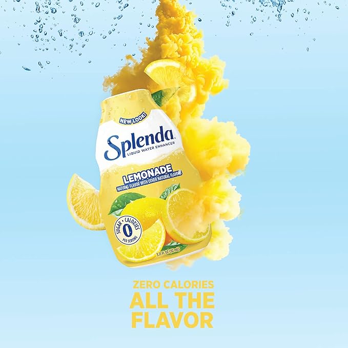 SPLENDA Liquid Water Enhancer Drops, Sugar Free, Zero Calorie, Natural Flavor, Concentrated Drink