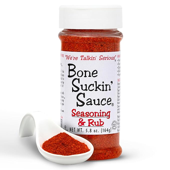 Bone Suckin' Seasoning & Rub, Original Blend, 5.8 Oz, Grilling Rubs, Dry Pork Rub, Gluten-Free