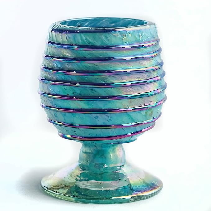 Authentic Mexican Tequila Hand Blown Shot Glasses - Set of 4-2 oz - Mini Glass Snifters - Heavy