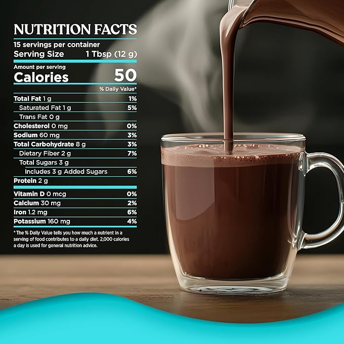 Four Sigmatic Calm Mushroom Cocoa Mix | Organic Dark Hot Cocoa Mix with Reishi Mushroom | Vegan