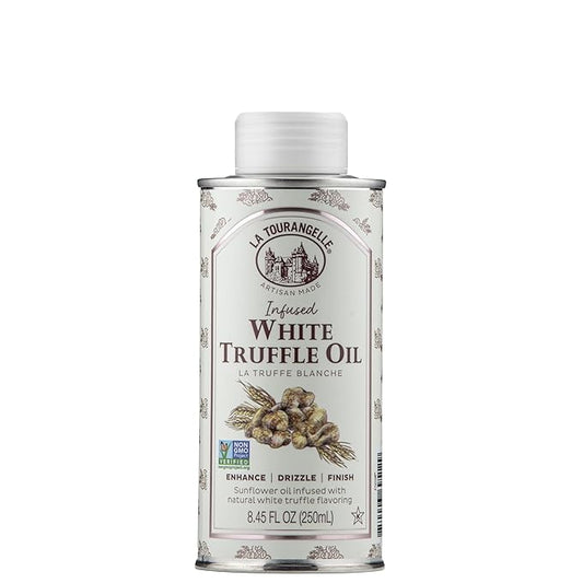 La Tourangelle, White Truffle Oil, Complex Gourmet Earthy Flavor for Drizzling over Pasta, Popcorn