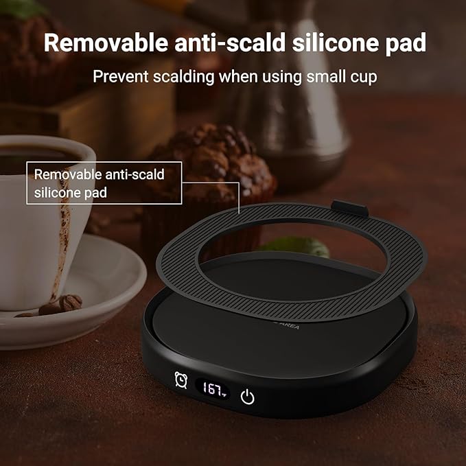 Coffee Mug Warmer & You are Awesome Mug Set, Electric Cup Warmer for Desk Office Home, Beverage