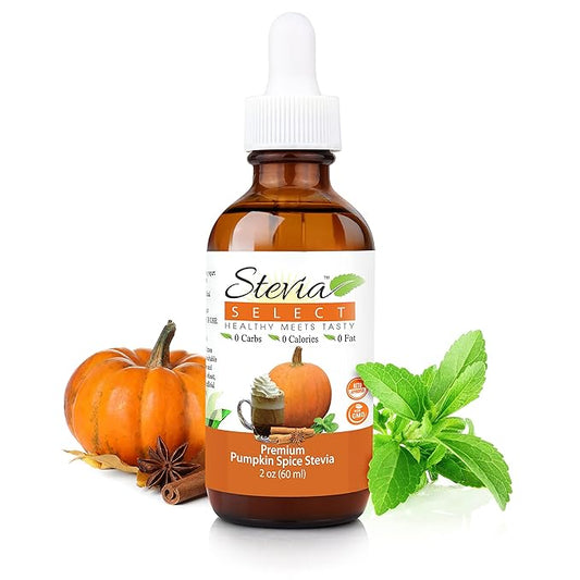 Stevia Select Pumpkin Spice Flavored Liquid Stevia ??Zero Calorie Coffee, Tea, Drink & Baking