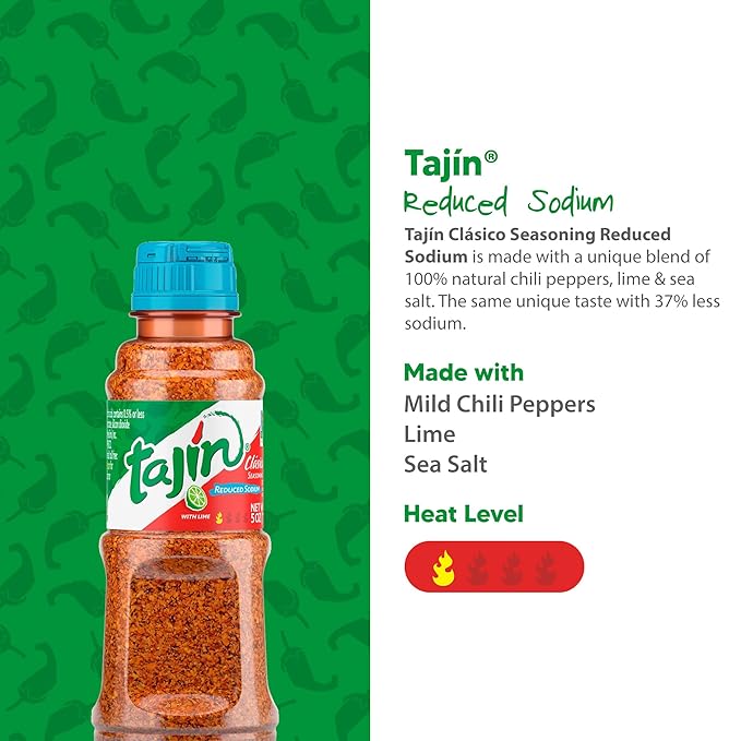 Tajín Clásico Reduced Sodium Seasoning 5 oz (Pack of 1)