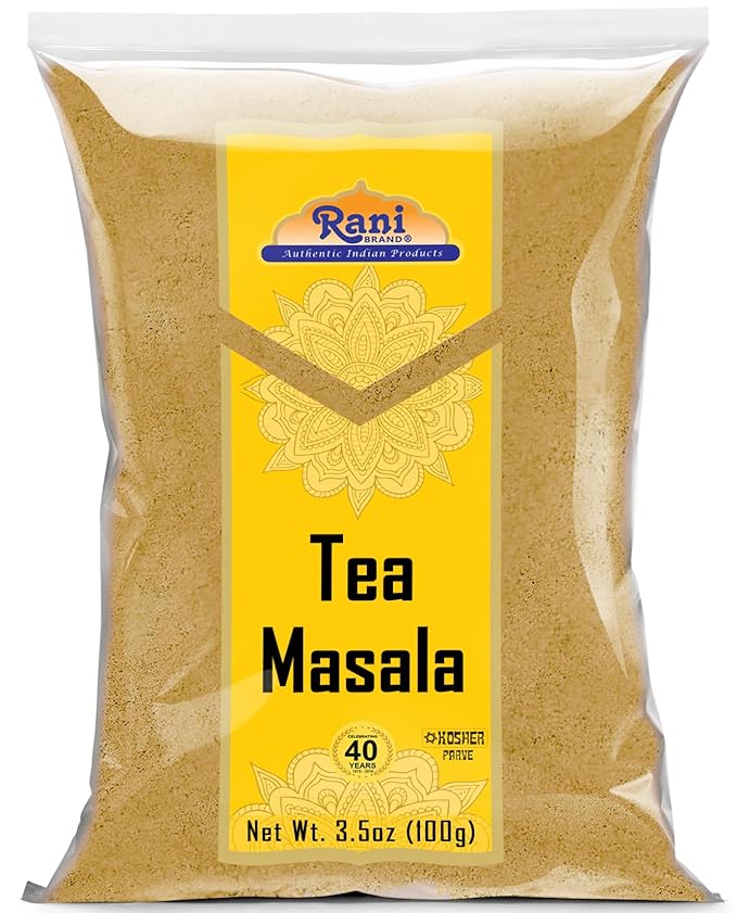 Rani Tea (Chai) Masala Indian Spice Blend 3.5oz (100g) ~ All Natural | Vegan | Gluten Friendly |