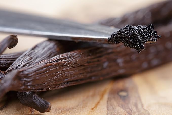 25 Organic Madagascar Vanilla Beans - Whole Extract Grade B Pods for Baking, Homemade Extract