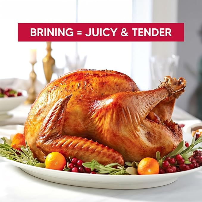 HIC Kitchen Roasting Turkey Brining Bag, Holds 20-Pound Turkey, Brining Liquids, and Seasonings