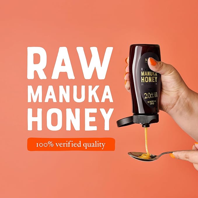 Nate's Pure Manuka Honey, Gold Edition | Sourced & Packed in New Zealand | MGO 830+ UMF Certified