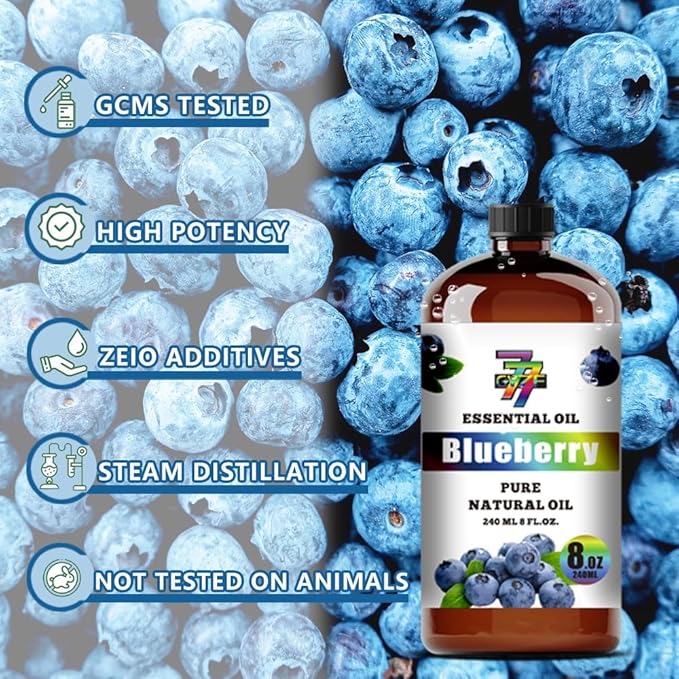 Blueberry Essential Oil (8 oz / 240 ml) ??Blueberry Oils for diffusers, humidifiers, Home Baths