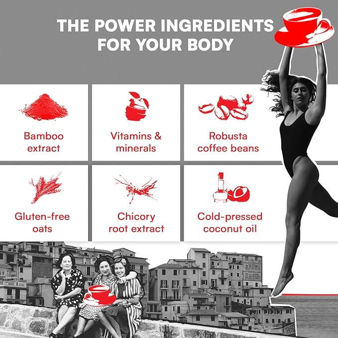 Beauty & Glow (11 servings) - Instant Coffee - Prebiotic Coffee with Biotin, vegan Collagen &