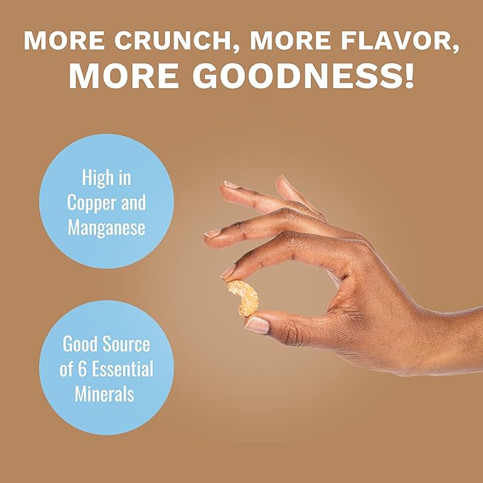 Toasted Coconut Air Roasted Whole Cashews by Karma Nuts, Lightly Sweetened, Peanut-Free Facility
