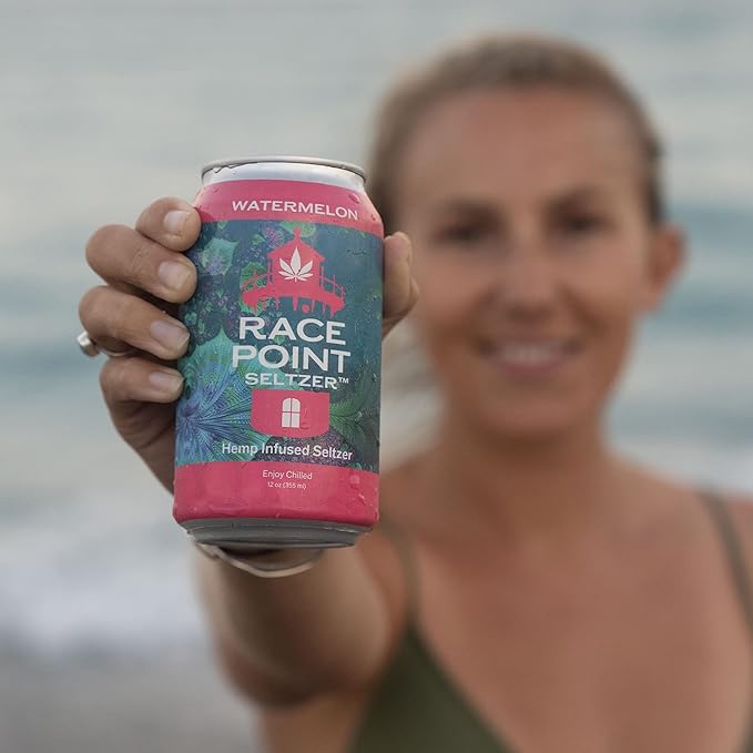 Race Point Seltzer Infused Sparkling Flavored Water ??All-Natural Flavor Drink- Refresh, Relax